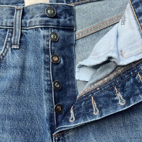 Favorite Daughter Jeans The Masha High Waist Wide Leg Long Beach Everyday 25 - Picture 11 of 14